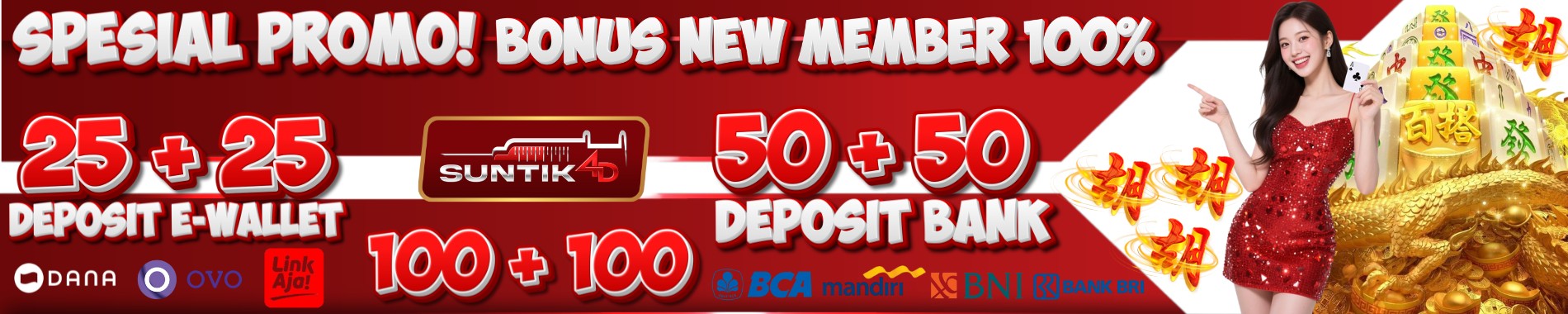 BONUS NEW MEMBER SUNTIK4D